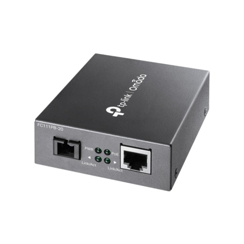 10/100Mbps WDM Media Converter with 1-Port PoE