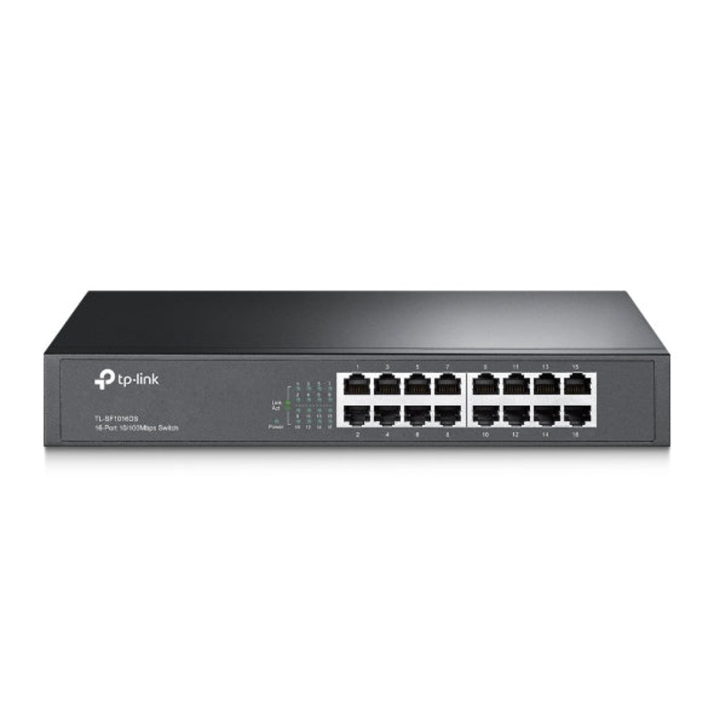 16-Port 10/100Mbps Desktop/Rackmount Switch