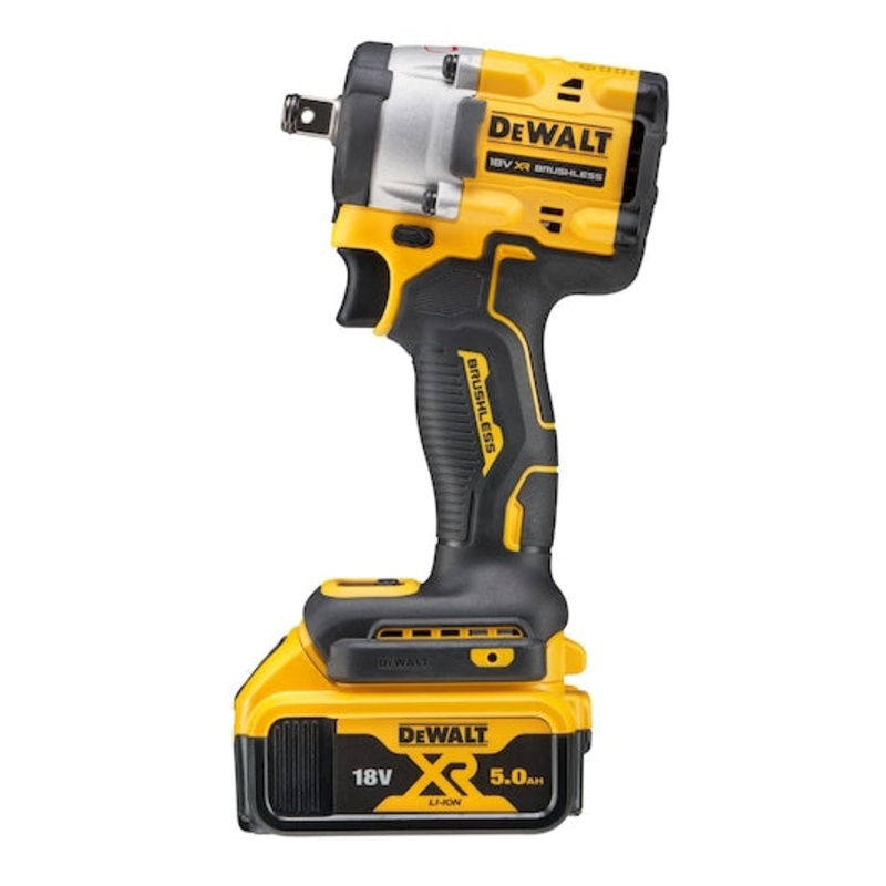 18V XR Brushless 1/2" Hog Ring Compact Impact Wrench - 2 X 5AH in TSTAK