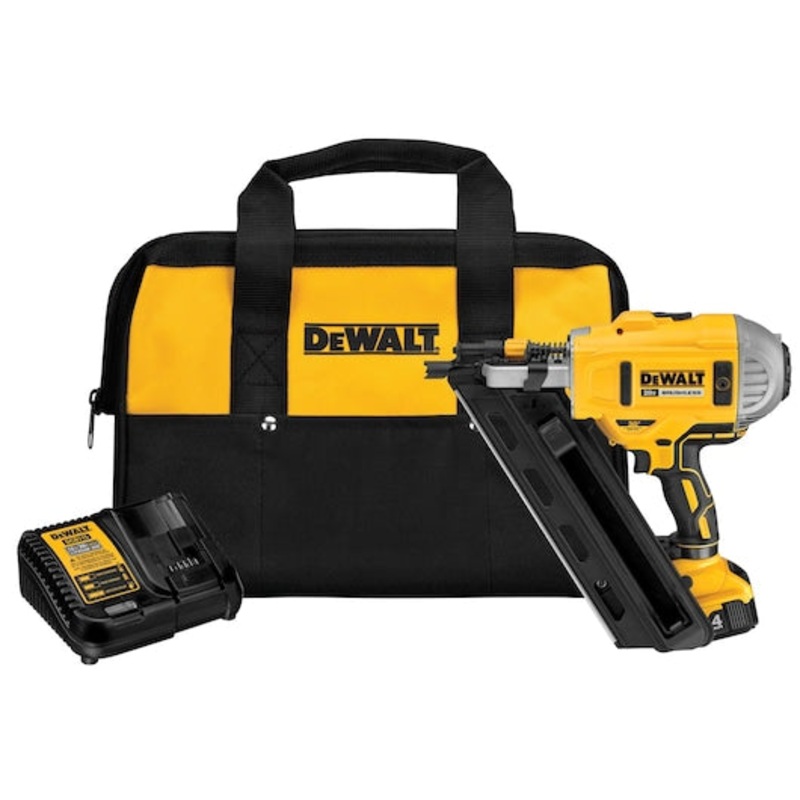 20V MAX* XR Brushless Cordless 30 Paper Collated Framing Nailer Kit