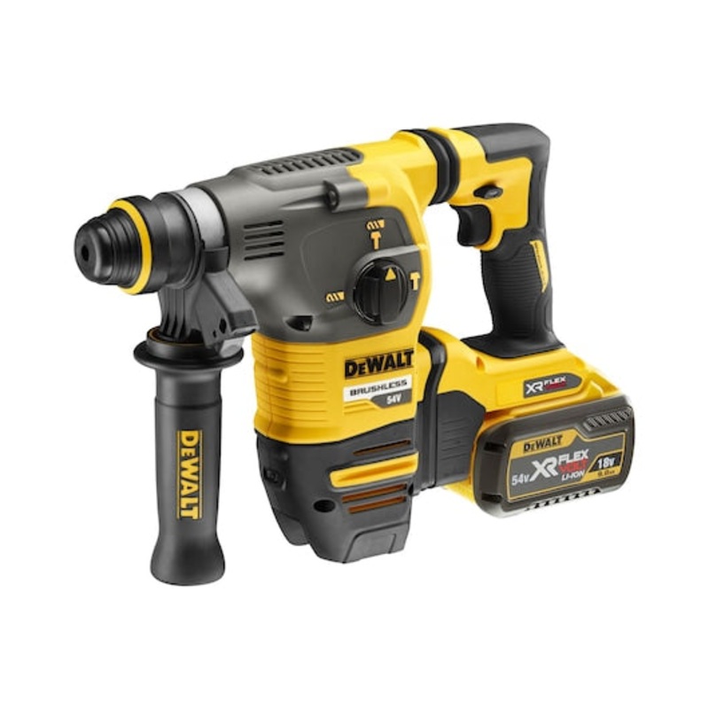 54V Brushless 3-Mode 30mm SDS-Plus Cordless Hammer (9Ah Batteries)