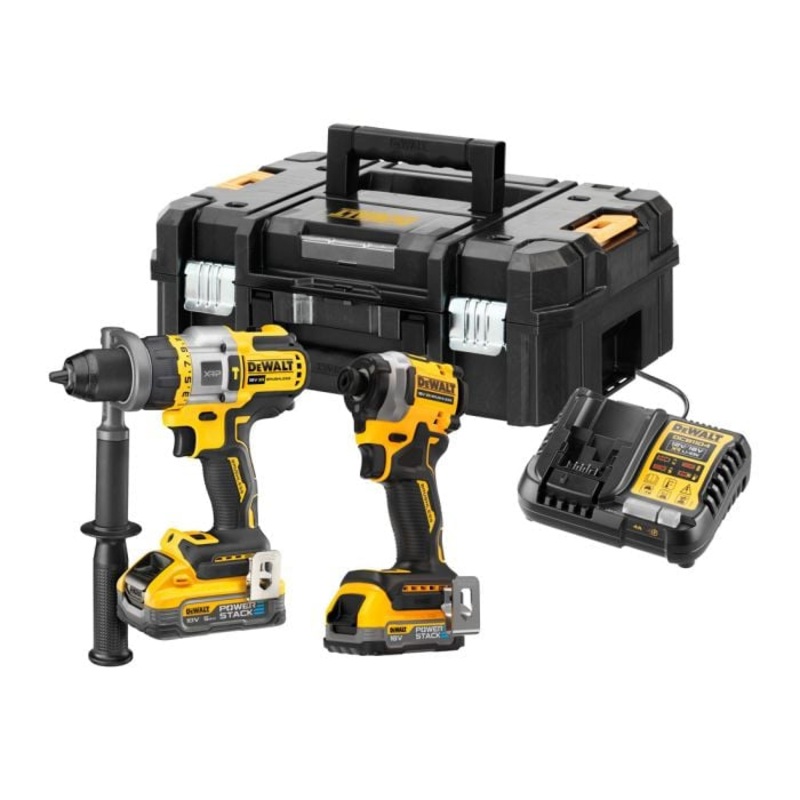 DEWALT DCK2052H1E1T-GB 18V XR Brushless Twin Kit