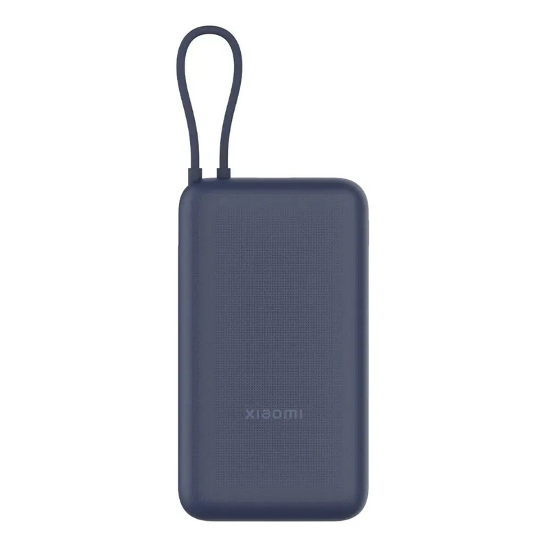 Xiaomi 33W Power Bank (Integrated Cable) | 20000 mAh | USB-C/USB-C cable/USB-A | Blue
