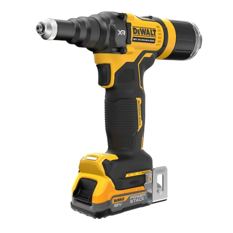 18V XR Brushless 4.8mm Rivet Tool - 1 X POWERSTACK Compact