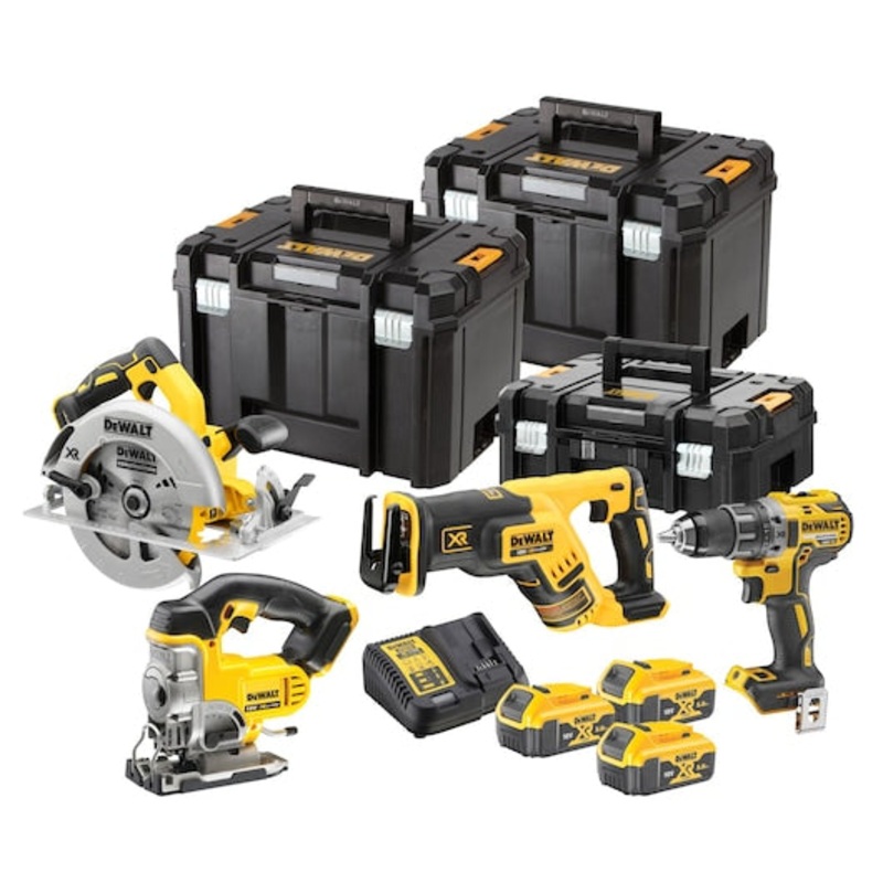 18V XR Brushless 4 Piece Kit - 3 X 5Ah
