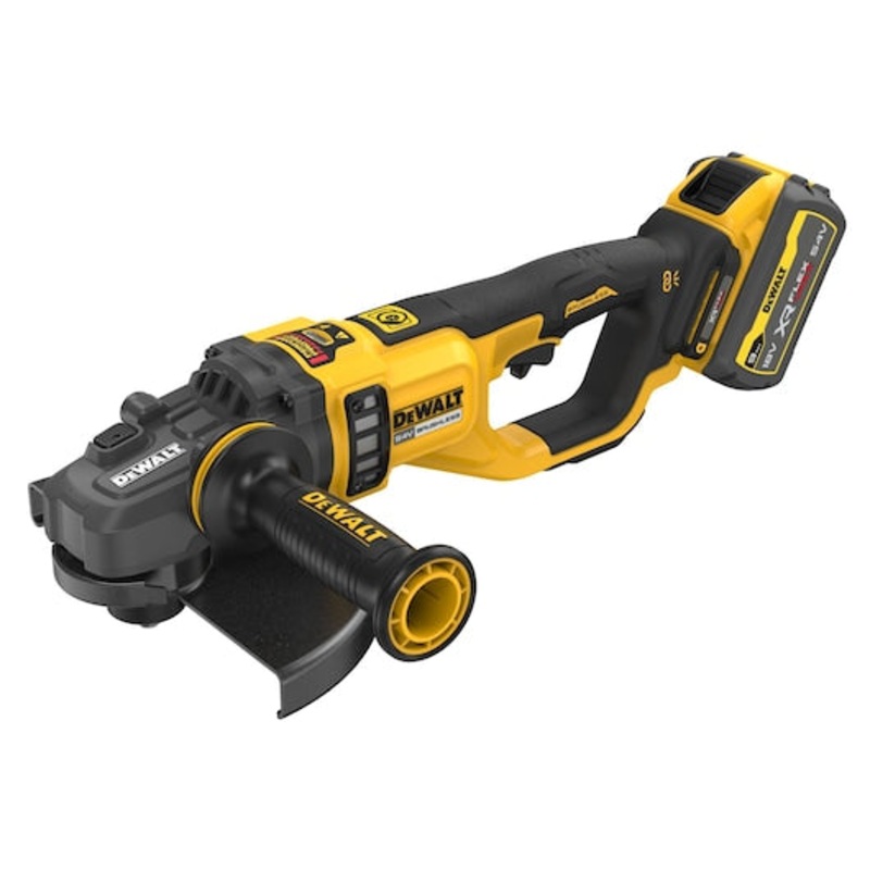 54V XR FLEXVOLT 230mm Angle Grinder - 2 X 9AH