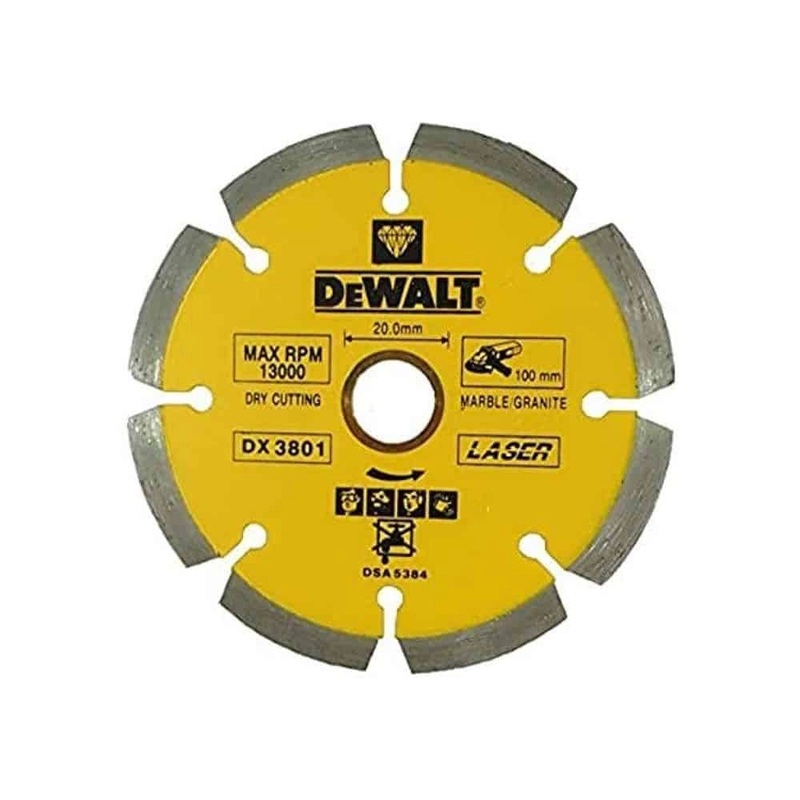 Dewalt DX3821 Diamond Wheel Marble / Granite - 115 x 22.23mm