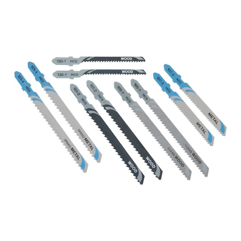 HCS Jigsaw Blade Wood & Metal Set 10 pcs
