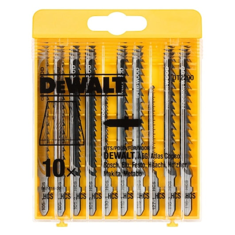 Jigsaw Blade Set - XPC 10 Piece Set - Wood Cutting