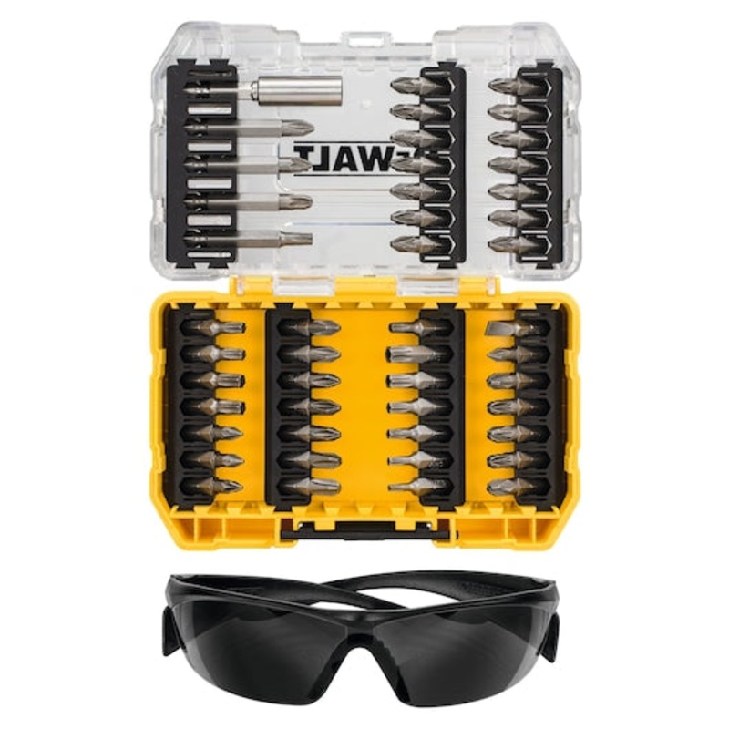Screwdriving Set & Safety Glasses (47 pc)