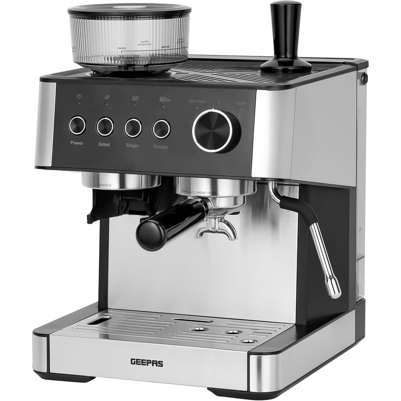 Geepas Espresso Cappuccino Coffee Machine 20 Bar