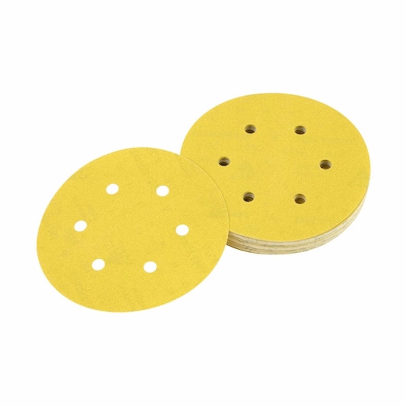 Nylon loop discs  dry 6 holes-150mm-320 grit -pack of 10