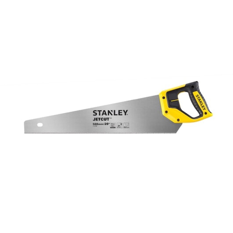 STANLEY JETCUT 20 in. (500mm) 11 TPI Hand Saw