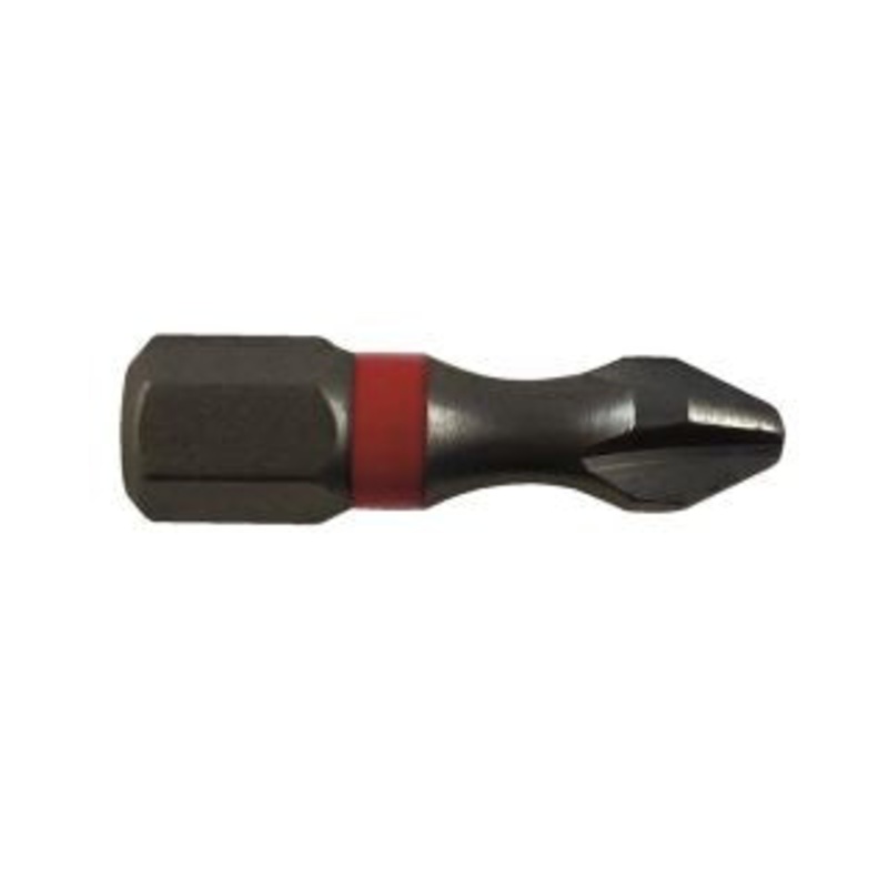 3-Pack 1/4" Impact Bit L75 mm PH No. 2
