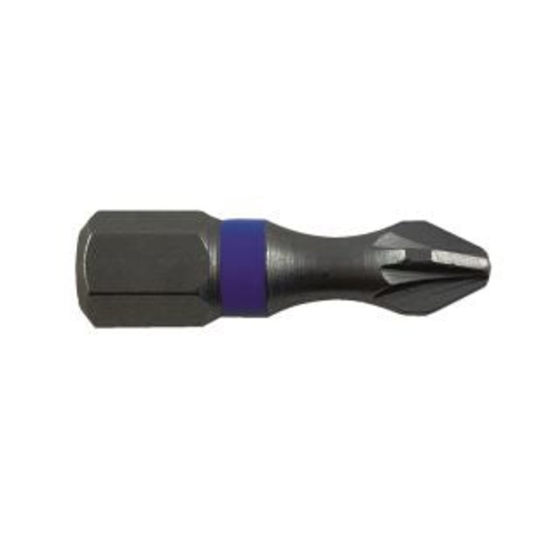 3-Pack 1/4" Impact Bit L75 mm PZ No. 2