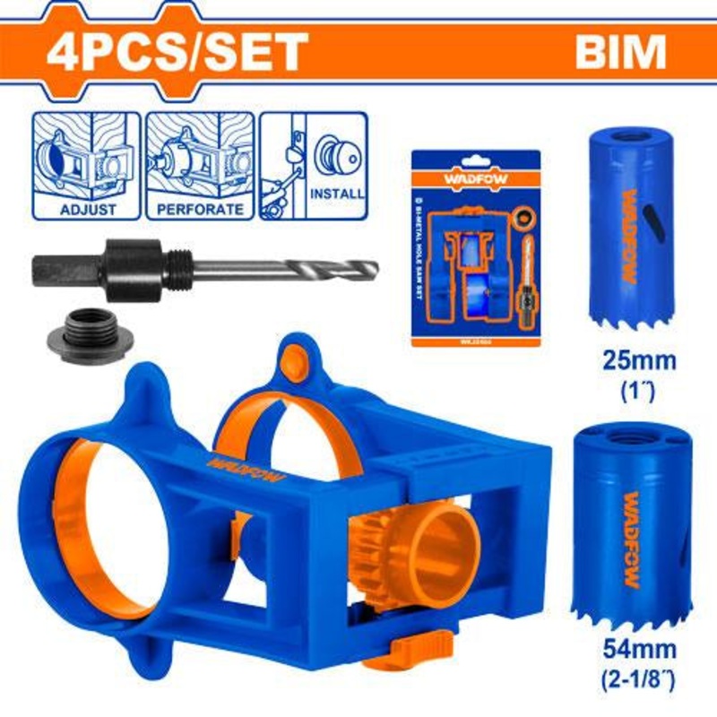 4pcs Door Lock Hole Saw Set
