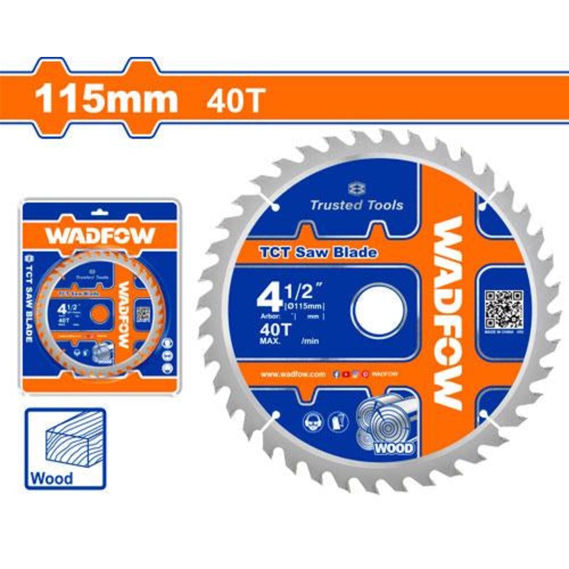 TCT Saw Blade 115mm 40T WADFOW