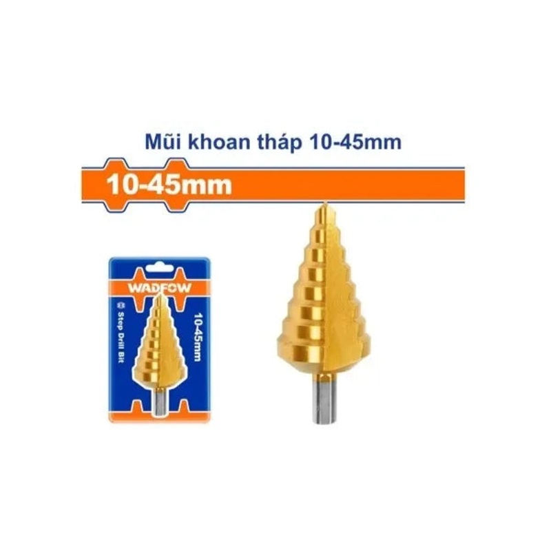 WADFOW 10-45mm Step Drill Bit WJD1405