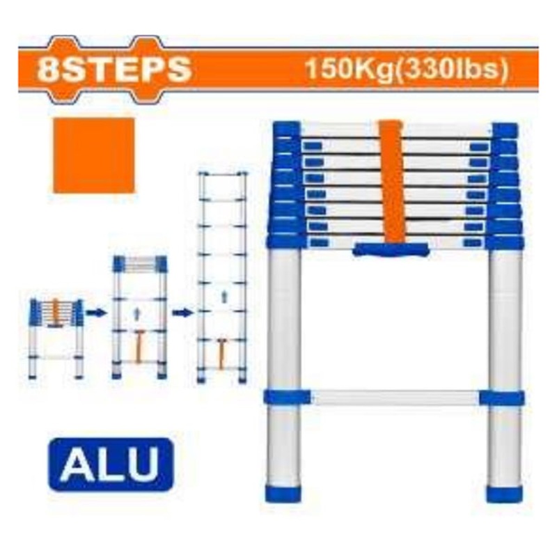 Wadfow 2.6m Telescopic Ladder WLD5H08