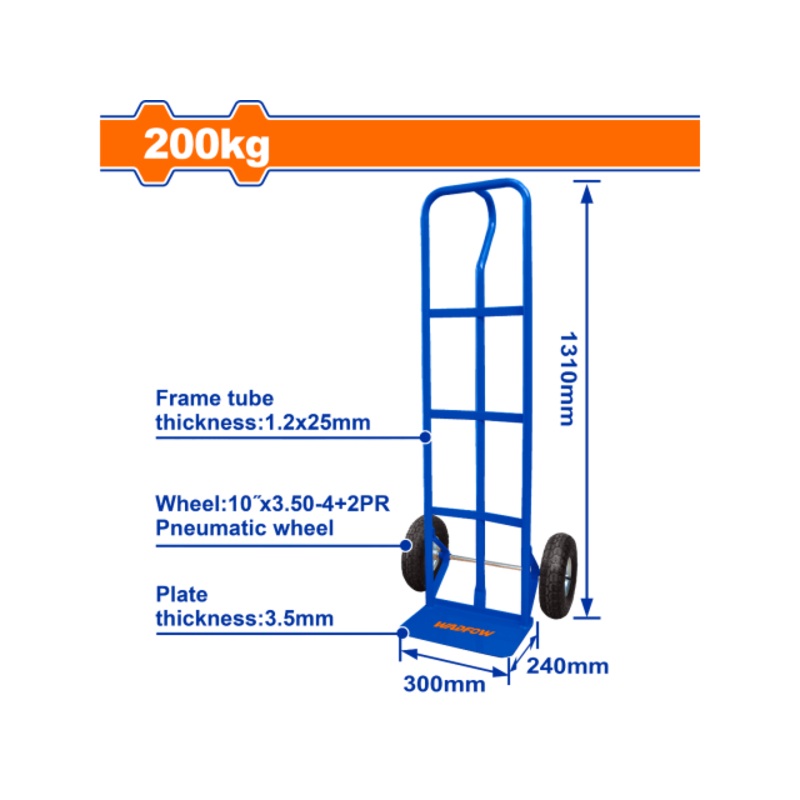 Wadfow 200kg Load Cart Pneumatic