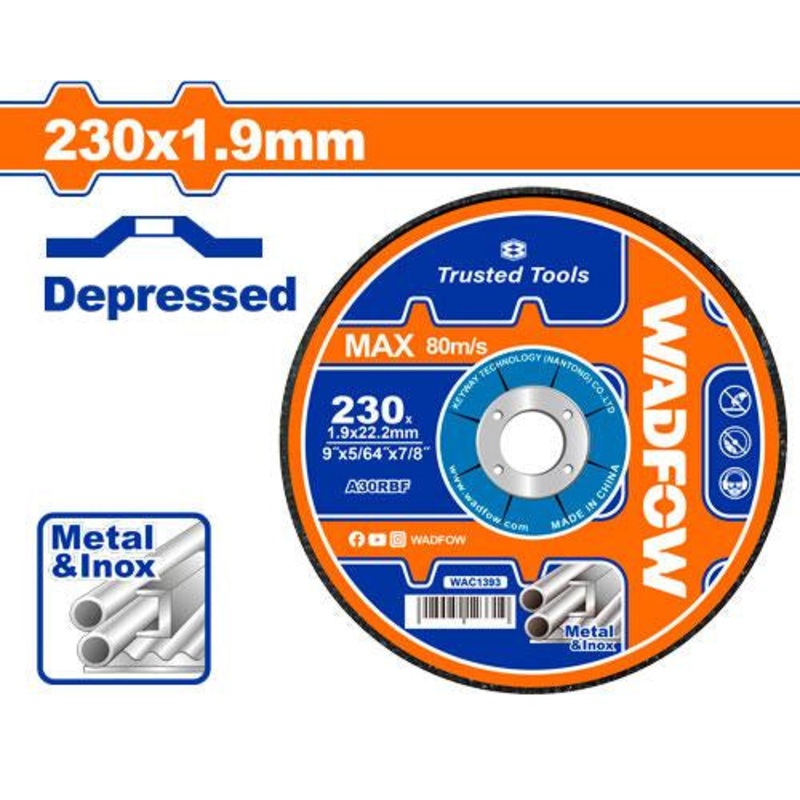 WADFOW Abrasive Cutting Disc 230mm