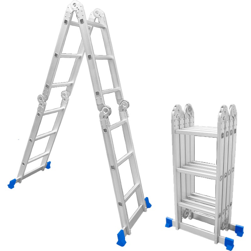 Wadfow Aluminum Multi-Purpose Ladder 4x3