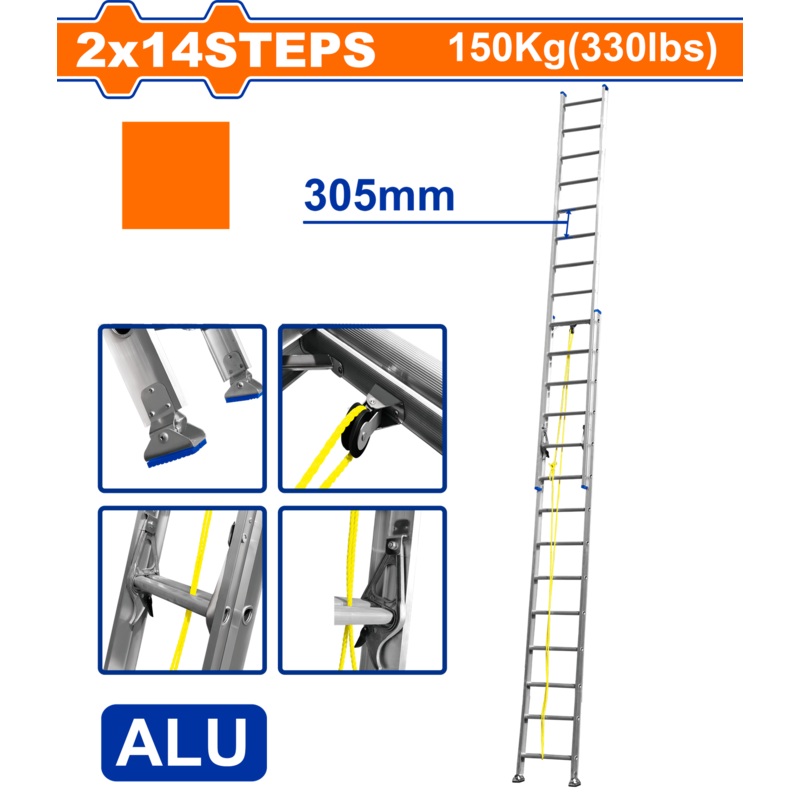 Wadfow Extension Ladder Durable