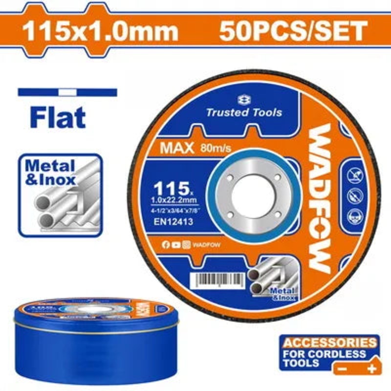 Wadfow Metal Cutting Discs 4 1/2 x 10 mm