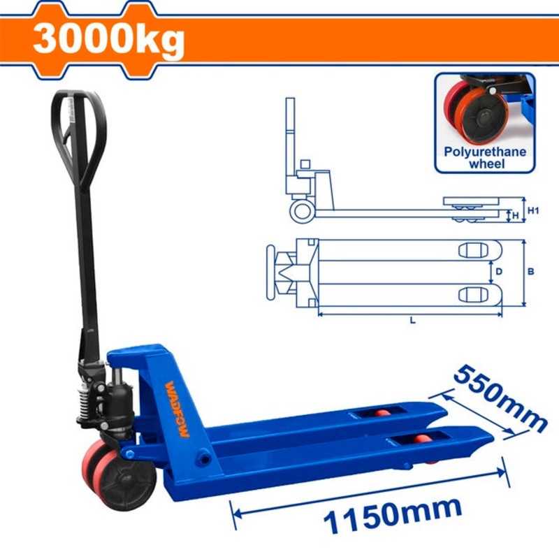 WADFOW Pallet Truck 3.000Kg WNH1R30