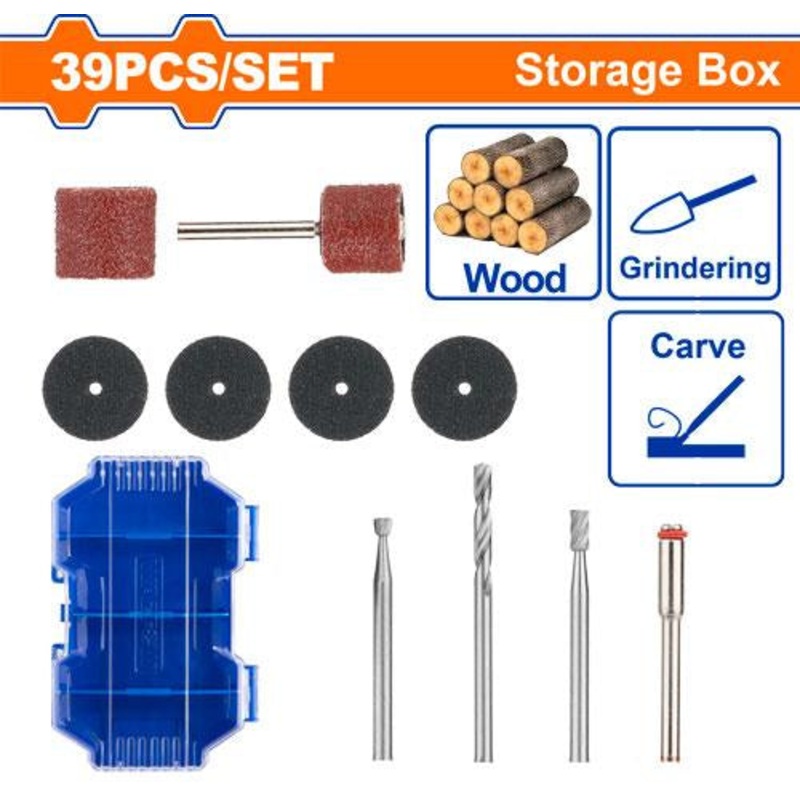Wood Carving and Sanding Set for Mini Drill