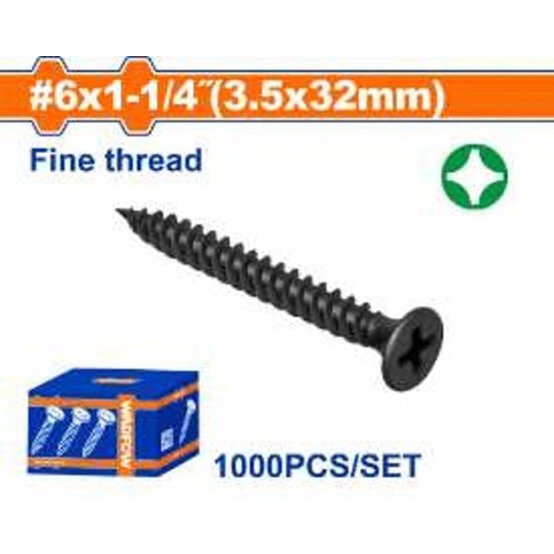 1000pc Drywall Screw Set WXS2513