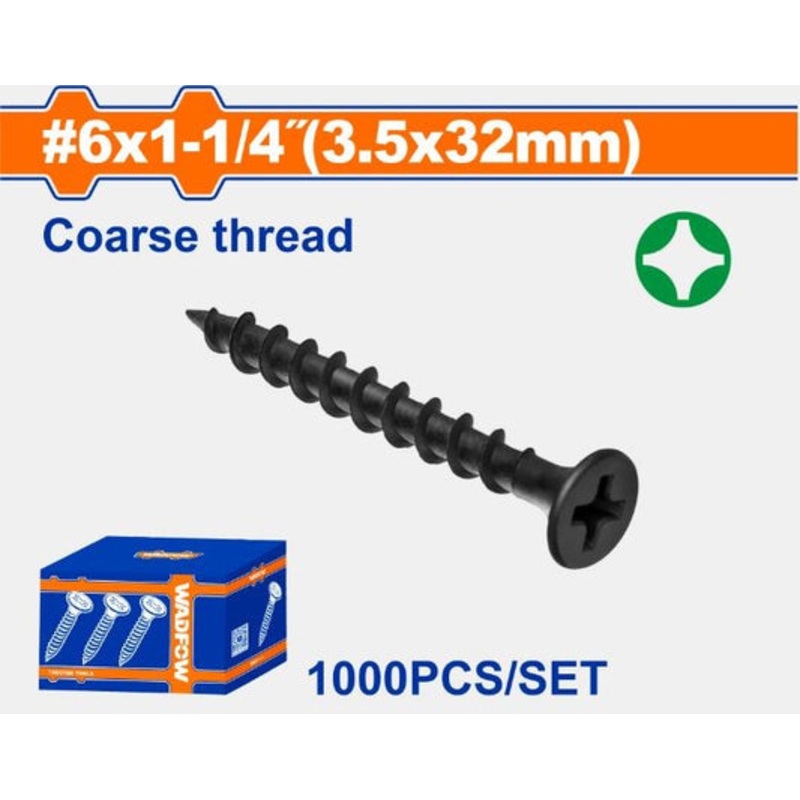 1000pc Drywall Screw WXS1513 Durable