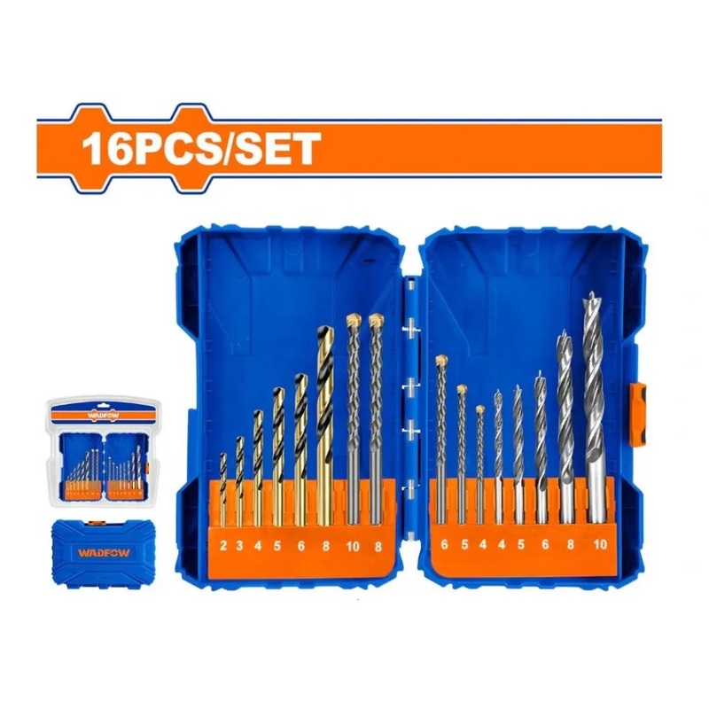BUILDMATE 16pcs Drill Bits Set