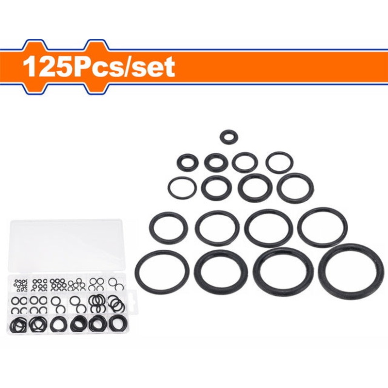 WADFOW 125 Pcs O-ring assortment kit