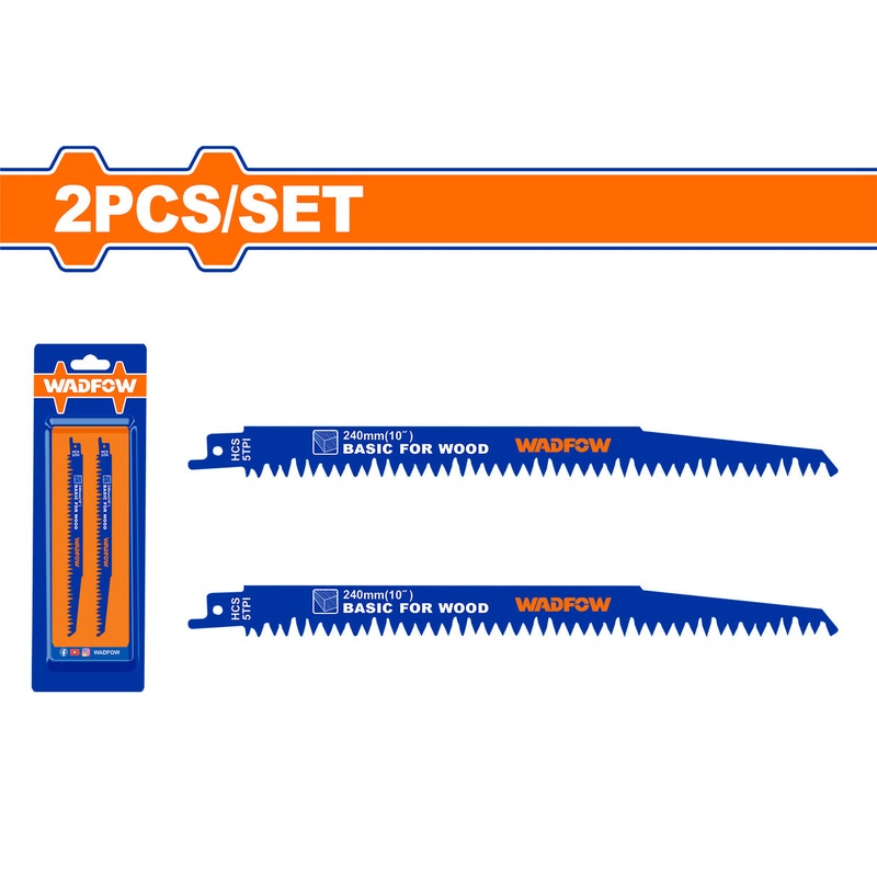 Wadfow 240mm Reciprocating Saw Blades