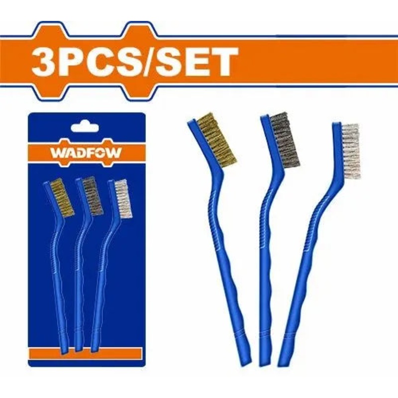 Wadfow 3 Piece Abrasive Brush Set WBH3607