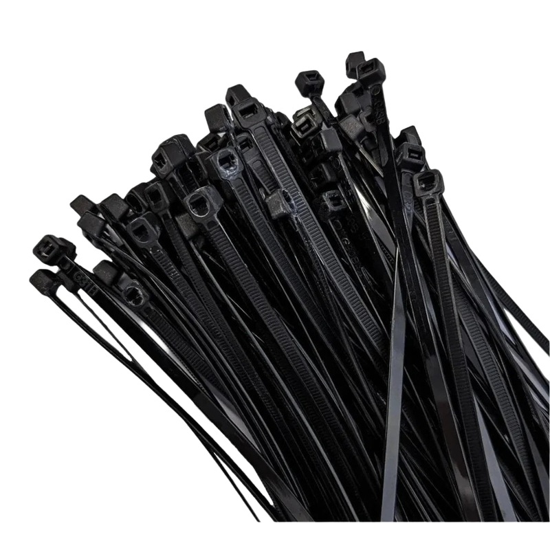 Wadfow 300mm Black Cable Ties