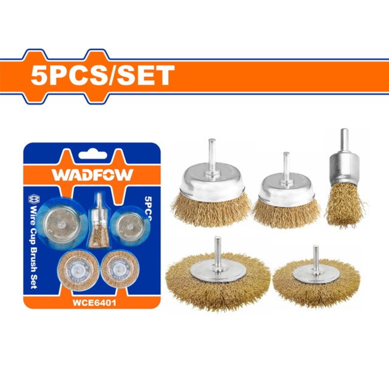 WADFOW 5 Pcs Wire Brush Set