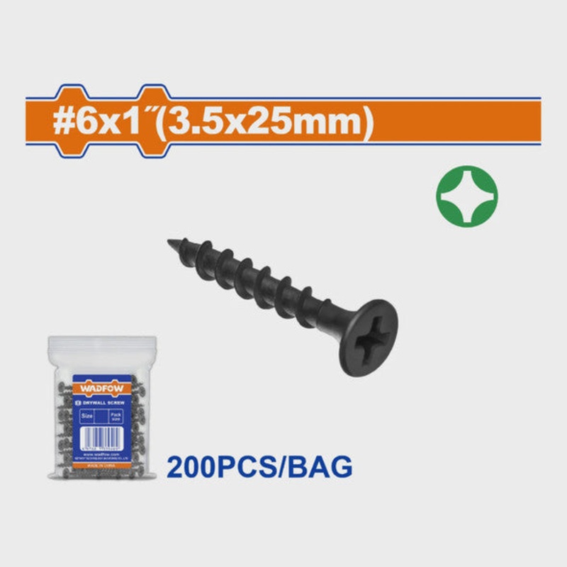 Wadfow 6 x 2 Inch Drywall Screws