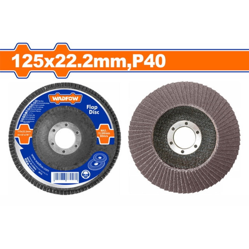 WADFOW Flap Disc 125mm P40