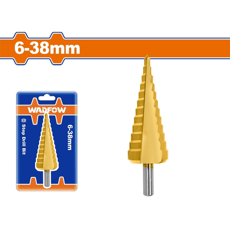WADFOW Step Drill Bit 6-38 mm