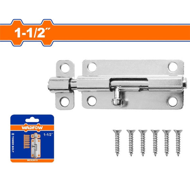 Wadfow Tower Bolt 5 inch Chrome