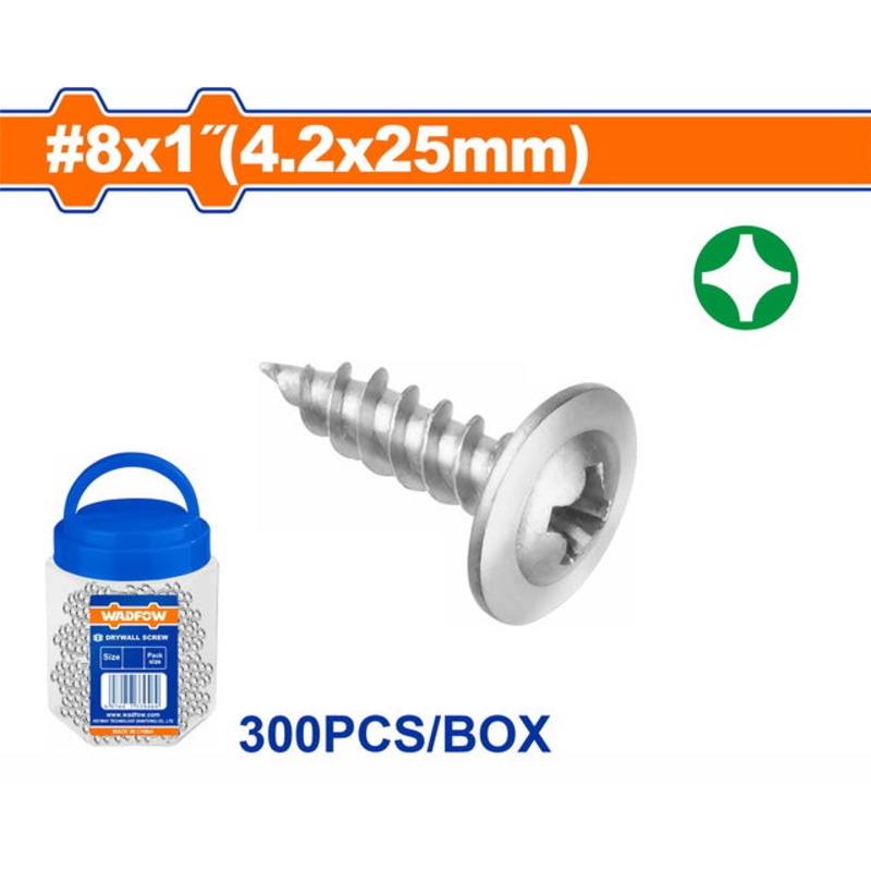 WADFOW Truss Head Screw 8 X 1