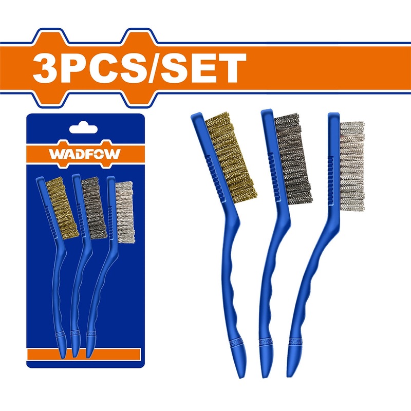 Wadfow WBH3609 9-inch Mini Cleaning Brush Set
