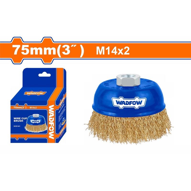 WADFOW Wire Cup Brush 75mm M14
