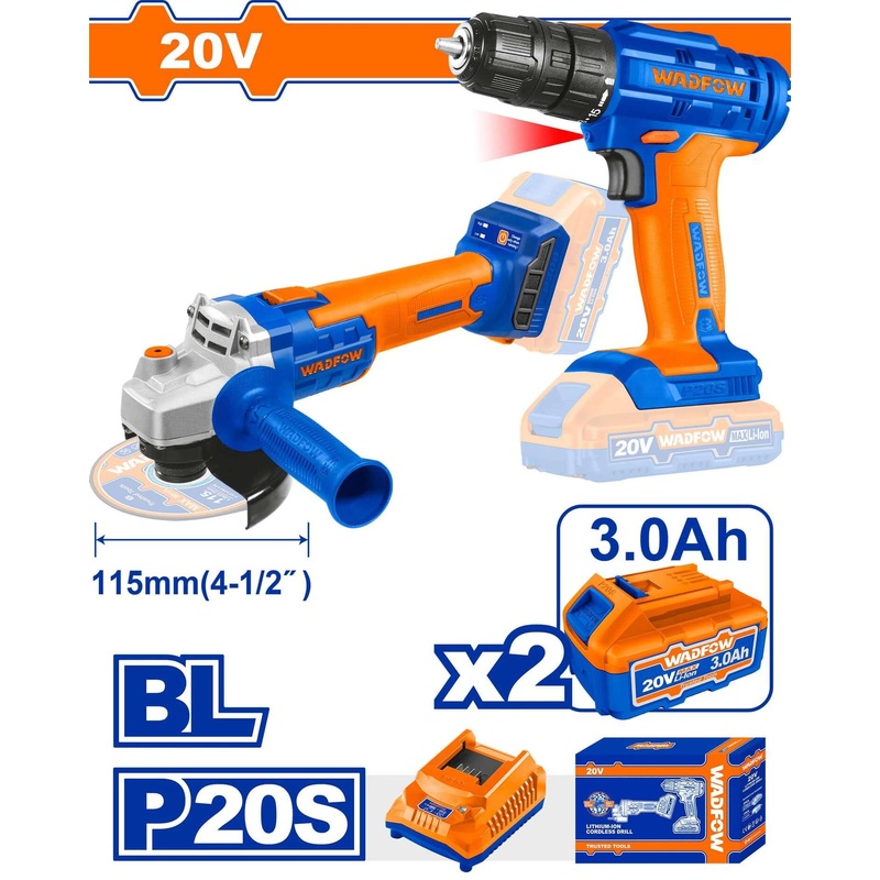 Cordless 2 Pcs Combo Kit
