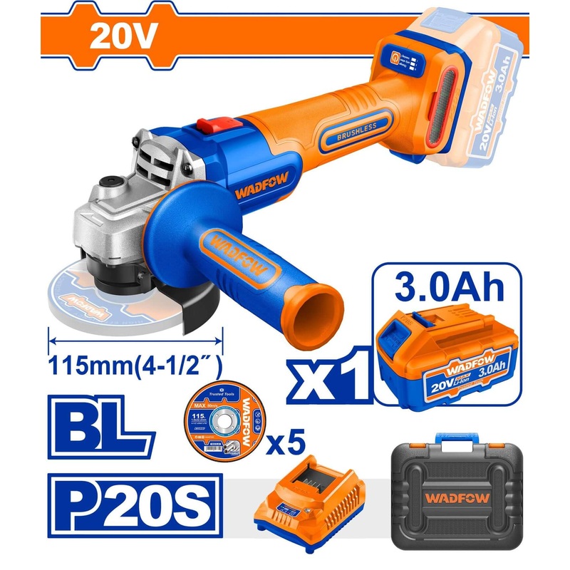 Cordless Angle Grinder WLAP522