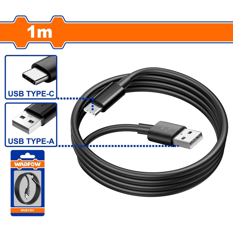 USB Type-A to Type-C Cable
