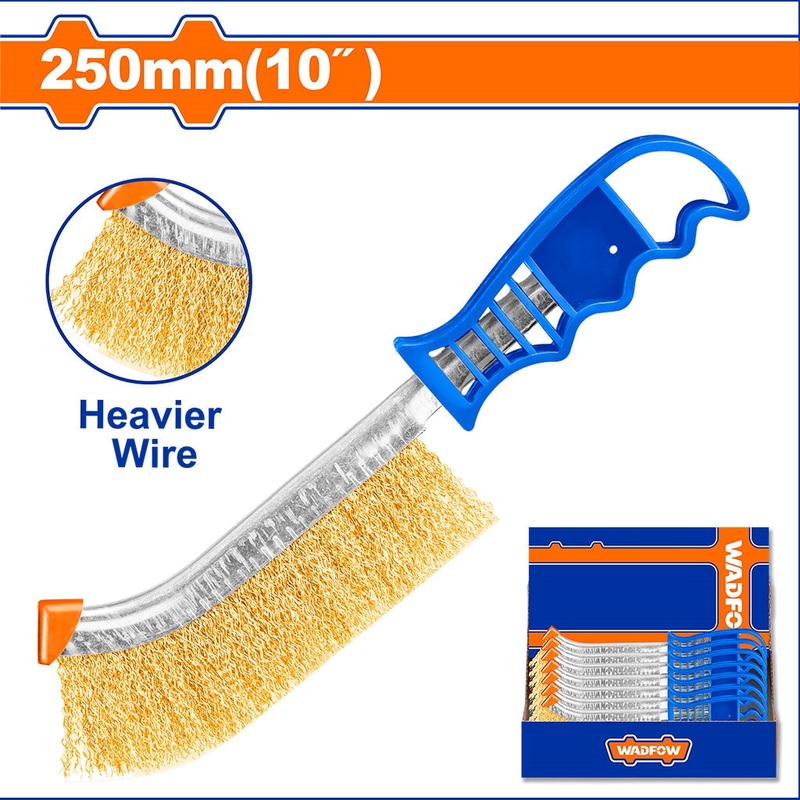 Wadfow 10 Inch Steel Wire Brush