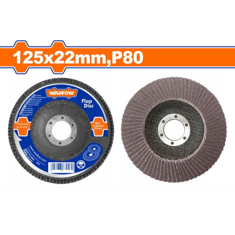 WADFOW Flap Disc 125mm P80